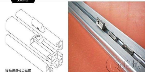 鋁型材配件預埋和非預埋的簡單介紹