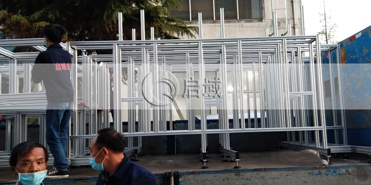 口罩機機架發(fā)貨