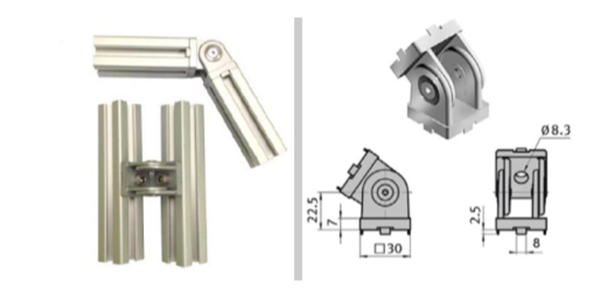 鋁型材配件活動鉸鏈的用途你知道多少？