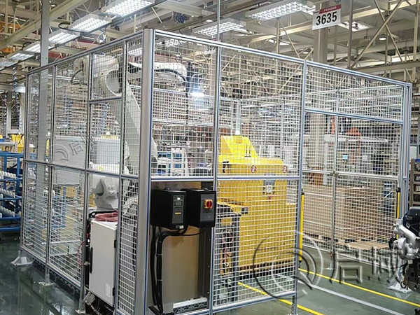 工業(yè)鋁型材防護(hù)圍欄 工業(yè)鋁型材防護(hù)圍欄