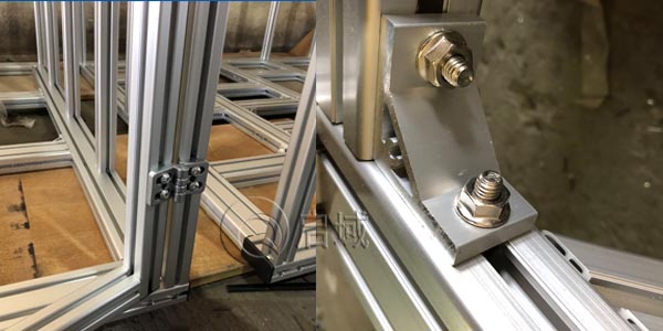 鋁型材角件連接 鋁型材角件連接